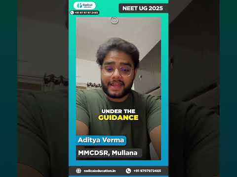 Aditya Verma, Maharishi Markandeshwar Dental Sciences & Research College