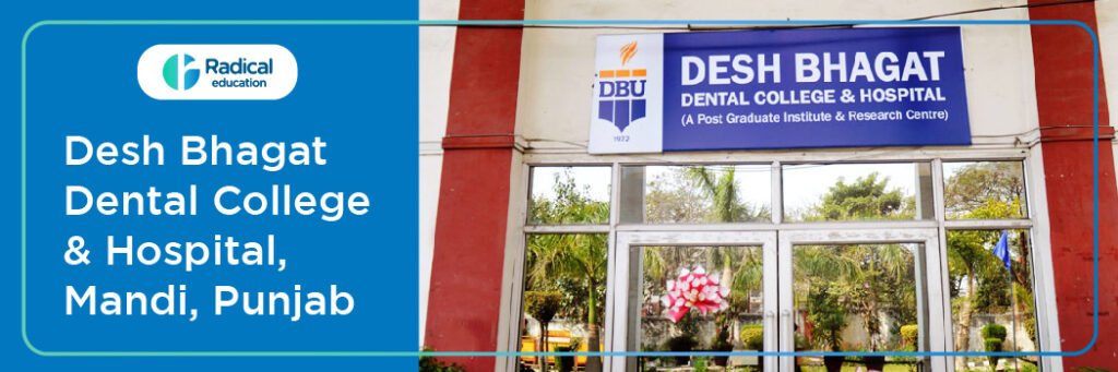 Desh Bhagat Dental College Gobindgarh Cut off 2024-25 (updated)