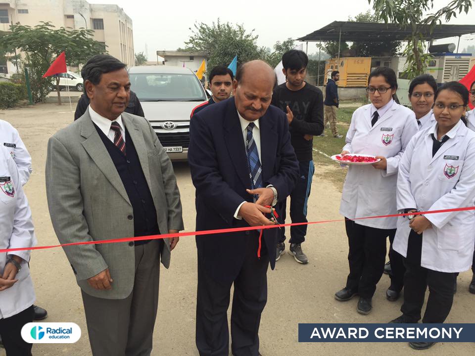 award ceremony at Hind Institute of Medical Sciences