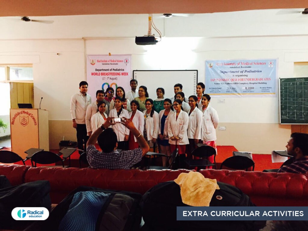 extra curricular activities at Hind Institute of Medical Sciences