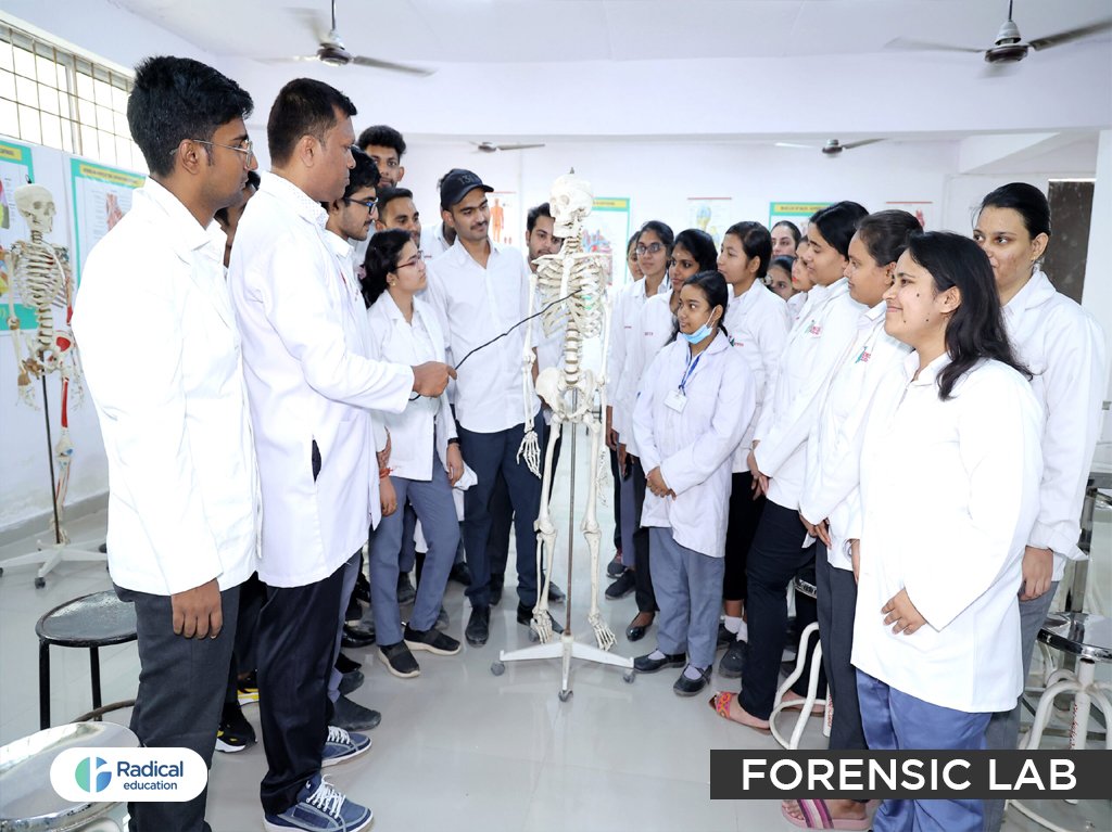 forensic lab at Krishna Mohan Medical College and Hospital