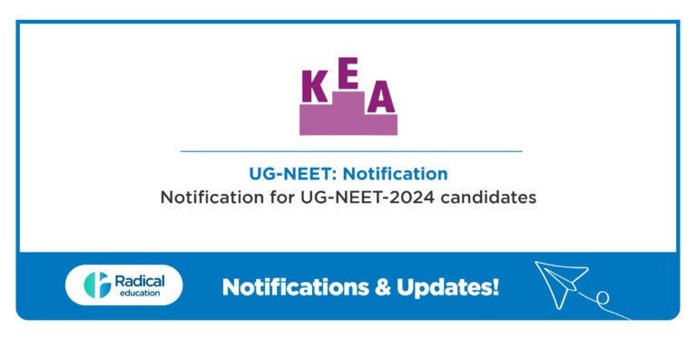 Notification for UG-NEET-2024 candidates