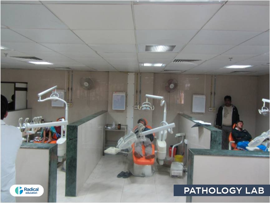 pathology lab at King George’s Medical University, Lucknow 