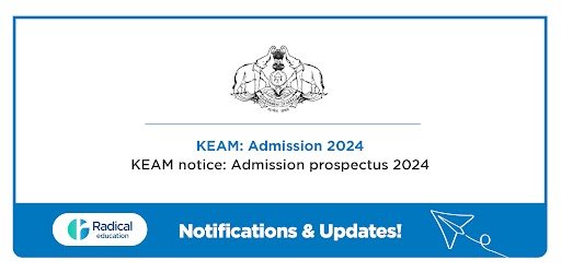 KEAM notice: Admission prospectus 2024