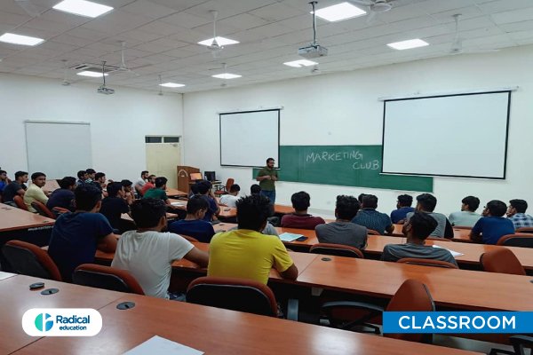 classroom at IIM Jammu 