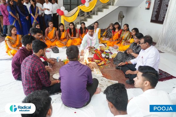 Pooja at CS Ayurvedic Medical College and Hospital