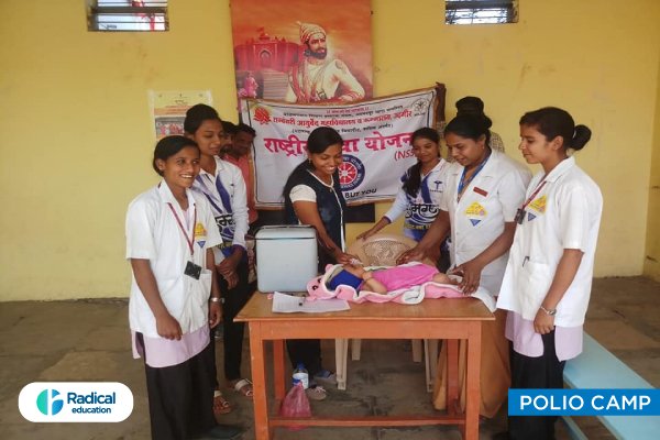 Polio Camp at CS Ayurvedic Medical College and Hospital