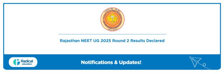Rajasthan NEET UG 2025 Round 2 Results Declared